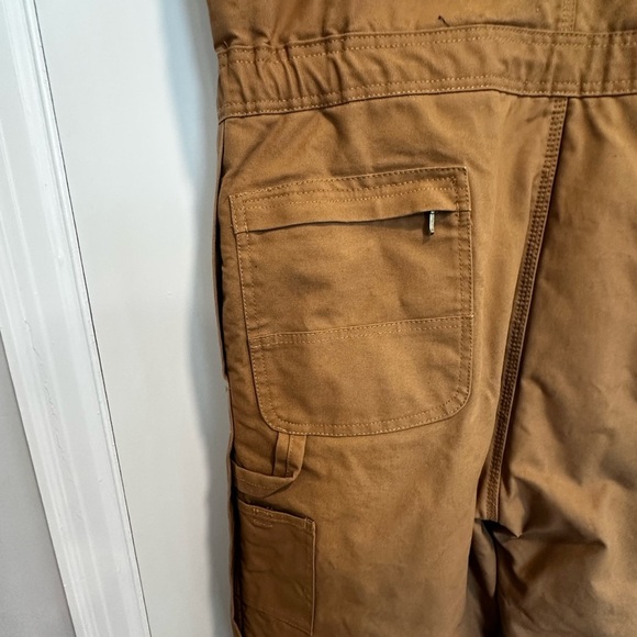 Berne XL Regular Heritage Insulated Bib Overall Duck Brown. Heavy Duty Workwear. - Picture 14 of 15